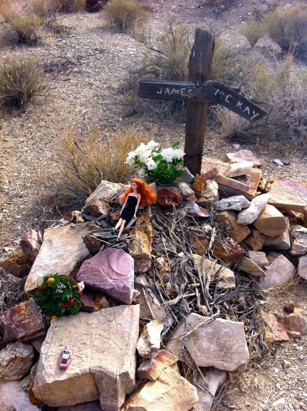 Death Valley dreams dashed: the grave of miner James MacKay
