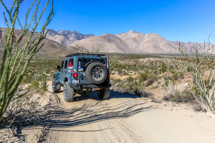 Anza Borrego State Park-Entering Collins Valley