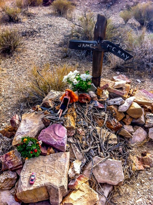 Death Valley Chloride City Trail-Grave James McCay