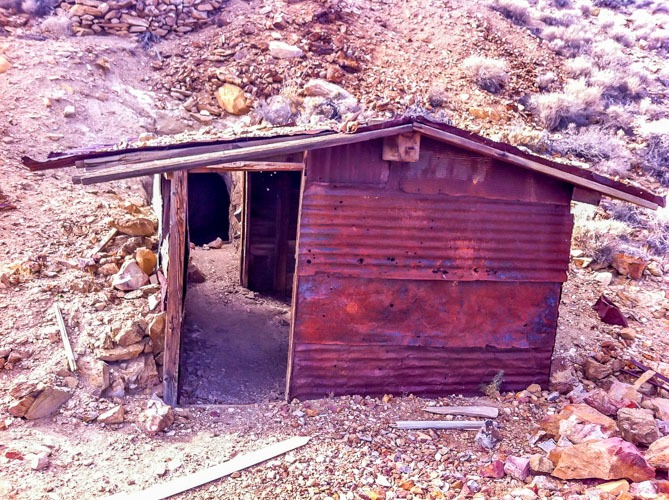Death Valley National Park-Remains at Chloride City Mine