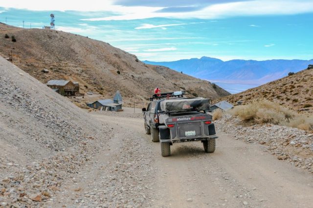Death Valley-Entering Cerro Gordo town from East