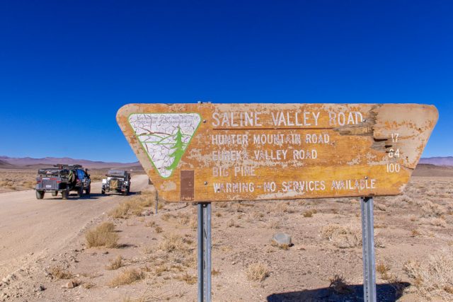 Death Valley Trail Head Saline Valley South