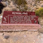 Petroglyths Marker Titus Canyon Road