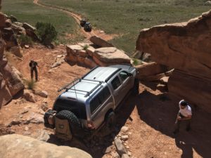 Silver Stairs, Justin shown spotting. Photo: Aaron Bodrog