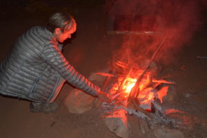 survival fire building