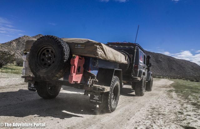 TAP turtleback getaway trailer, overland trailer, off-road trailer, turtleback, getaway trailer, off-road, off-roading, overland, overlanding, vehicle supported adventure,