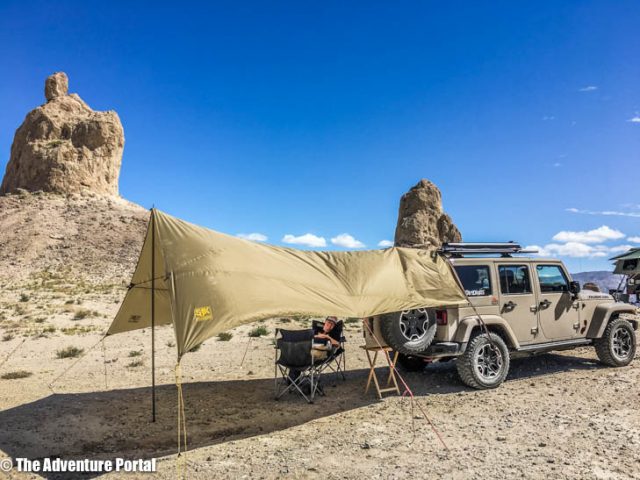 SJK awning, tarp, overland, overlanding tarp, sjk tarp, off-road, off-roading, vehicle supported adventure,