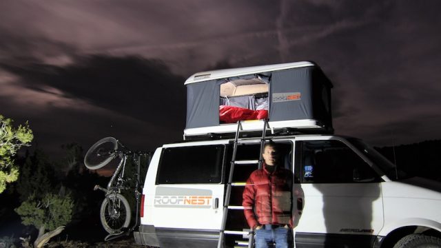 Tim Nickles Roofnests founder camping outside Grand Junction CO. The Adventure Portaljpg