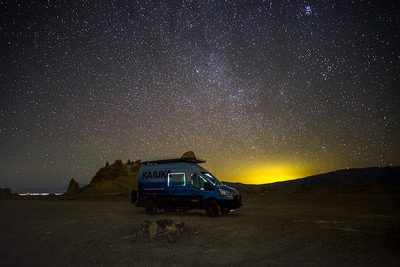 Mount Whitney Alabama Hills, adventure van, off-road van, overland van, sprinter van, ford transit, overland, overlanding, off-road, off-roading, vehicle supported adventure, vandoit,