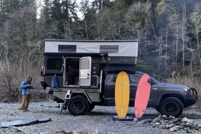 Four Wheel Campers, FWC, FLATBED HAWK, Tundra flatbed, overland, overlanding, over land, off-road, off-roading, off road, vehicle supported adventure, pop up campers,