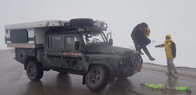 around the world, FWC, four wheel campers, overland campers, off-road campers, defender 130, land rover defender, overland, over land, off-road, off-roading, vehicle supported adventure, 