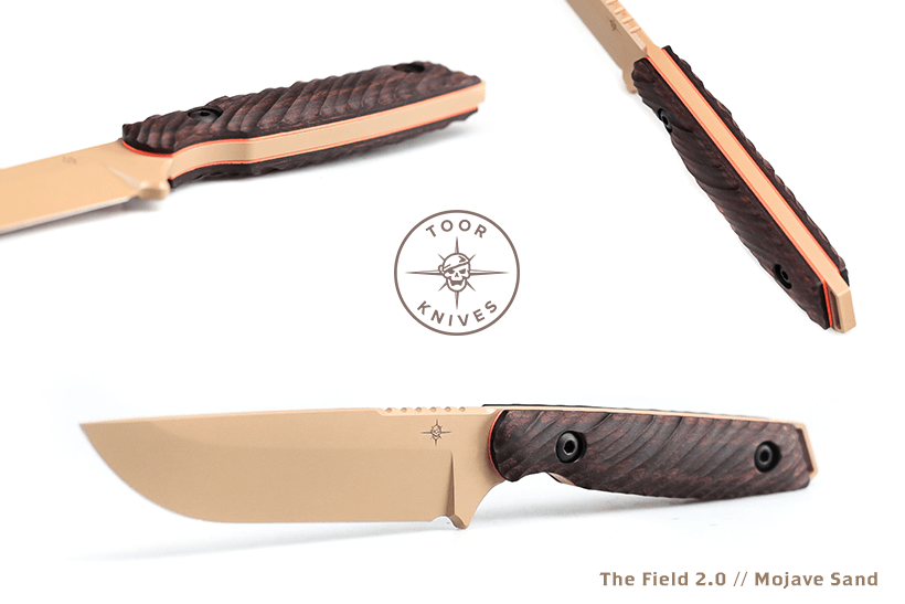 Utility Knife with Copper Sheath - All Roads