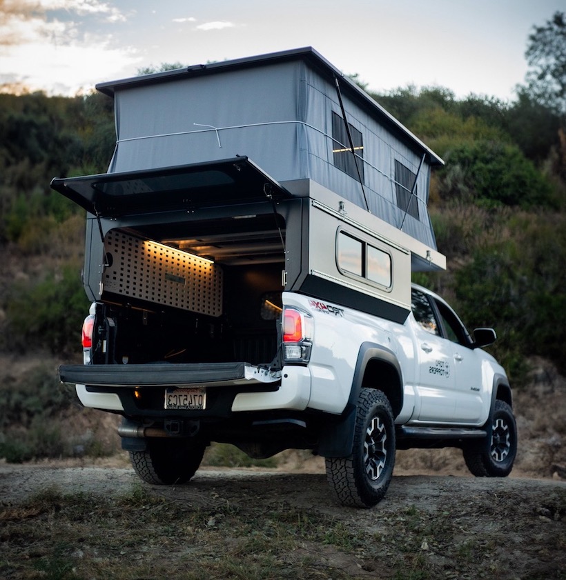 Lightweight shell campers, too toppers, overland campers, 