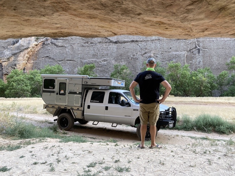 we're the russos, four wheel campers, FWC, pop up campers, flatbed campers, Dinosaur National Monument, overland rig, over land, overlanding, off-roading, off road, vehicle supported adventure, 