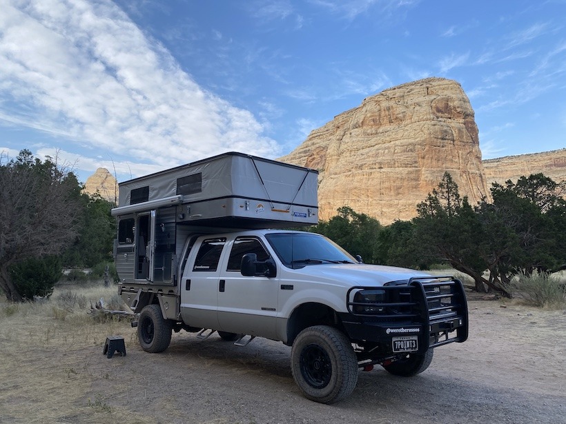 we're the russos, four wheel campers, FWC, pop up campers, flatbed campers, Dinosaur National Monument, overland rig, over land, overlanding, off-roading, off road, vehicle supported adventure, 