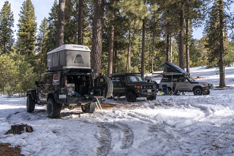 snow camping