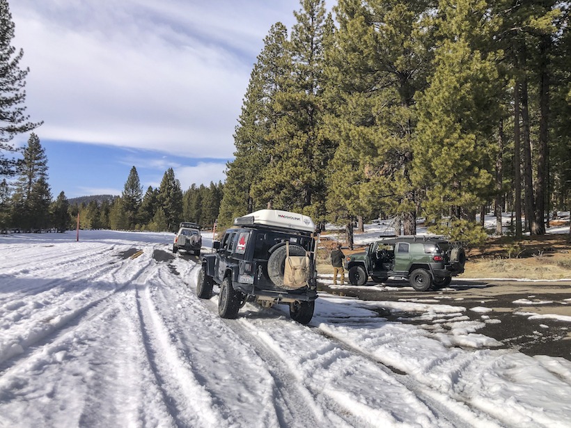 snow camping