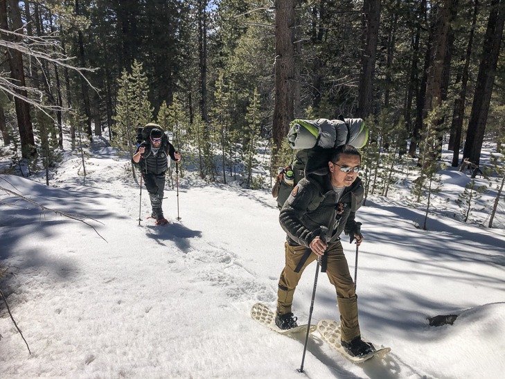 snow camping