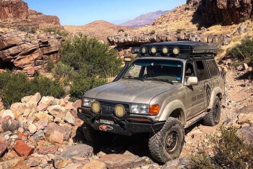 land cruiser, LC80, LC100, Ultimate overland rig, overlanding, over land, off-road, off-roading, vehicle supported adventure, four points adventures, 