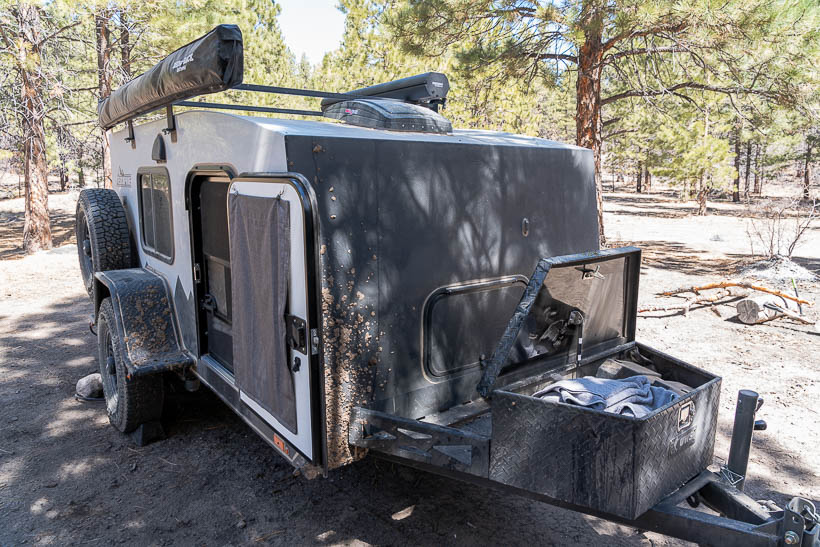 Escapade Backcountry trailer, off-road trailer, Escapade, teardrop trailers, teardrop, overland trailer, overland, overlanding, off-road, off-roading, vehicle supported adventure. 