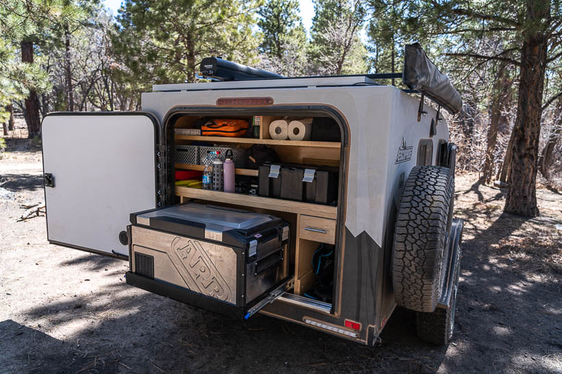 Escapade Backcountry trailer, off-road trailer, Escapade, teardrop trailers, teardrop, overland trailer, overland, overlanding, off-road, off-roading, vehicle supported adventure. 