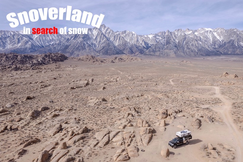 winter camping, snoverland, snoverlanding, four wheel campers, flatbed hawk, ram 3500, overlanding, overland, over land, offroad, off roading, off-roading, adventure, expeditions, overland adventure, high sierra mountains, vehicle supported adventure