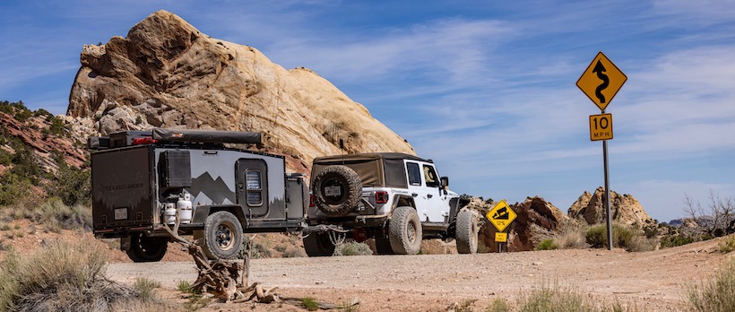 Southern utah, adventure, expedition, overland adventure, vehicle supported adventure, offroad, off road, off-roading, Jeep JKU, Boreas trailers, 