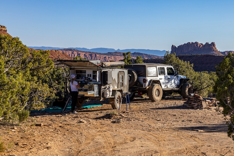 Southern utah, adventure, expedition, overland adventure, vehicle supported adventure, offroad, off road, off-roading, Jeep JKU, Boreas trailers, 