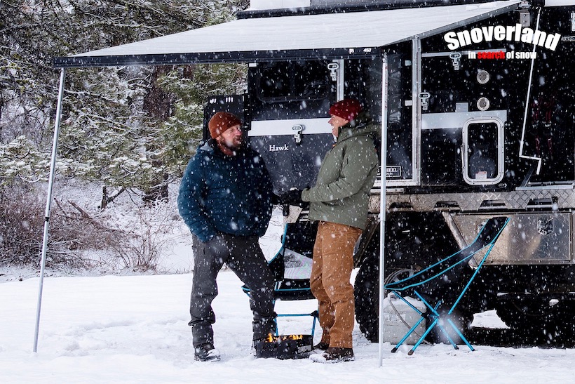 snoverland, snoverlanding, four wheel campers, flatbed hawk, ram 3500, overlanding, overland, over land, offroad, off roading, off-roading, winter camping, adventure, expeditions, overland adventure, high sierra mountains, vehicle supported adventure, winter camping, 