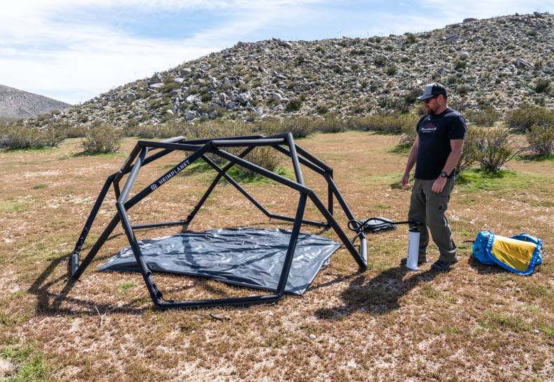 The HeimPlanet Inflatable Ground Tent • The Adventure Portal