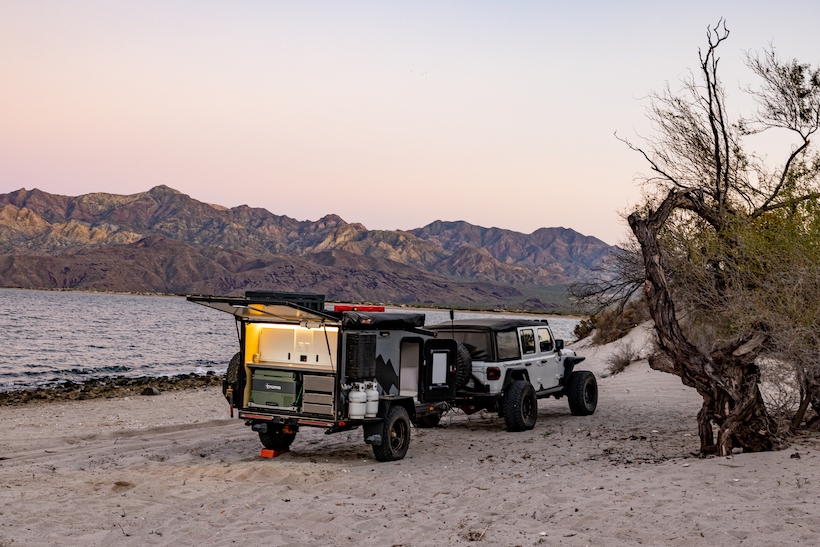 Baja, Baja California, Boreas XT, Boreas Campers, Boreas Trailers, TexasXlander, off-road trailers, overland trailer, overlanding, over land, off-road, off-roading, vehicle supported adventure,