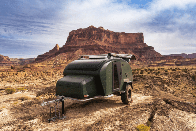 Escaped trailers, teardrop trailers, escaped teardrop, off-road trailers, overland trailers, escaped TOPO2, overlanding, overland, off-road, off-roading, vehicle supported adventure,
