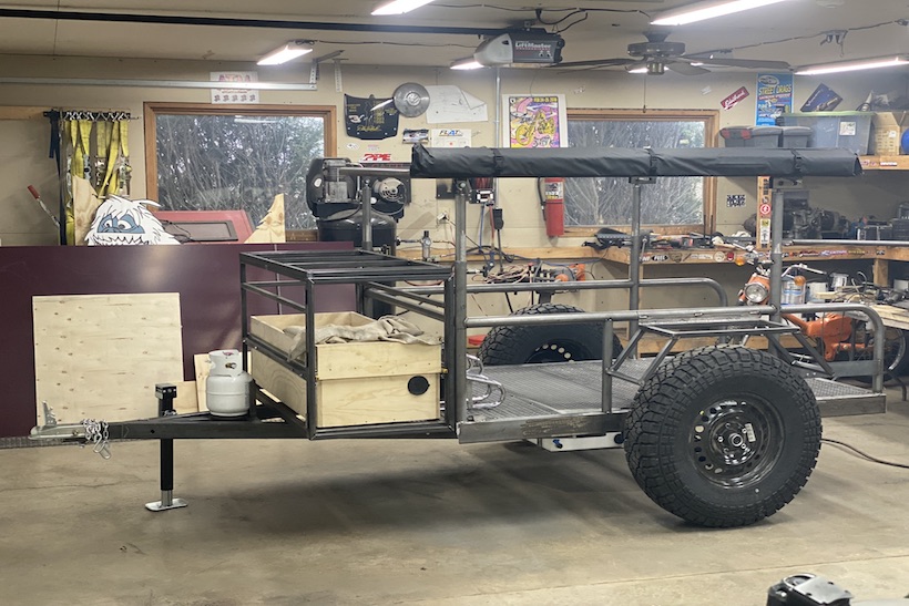 Harbor Freight Trailer  Off road trailer, Off road camper trailer, Jeep  trailer