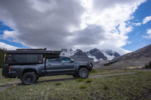 Icefields Parkway, four wheel campers, overlanding, overland, canada, bc,