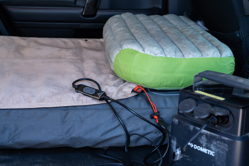 ignite, flip side heated bed cover, heating pad, camping pad, overland, overlanding, 