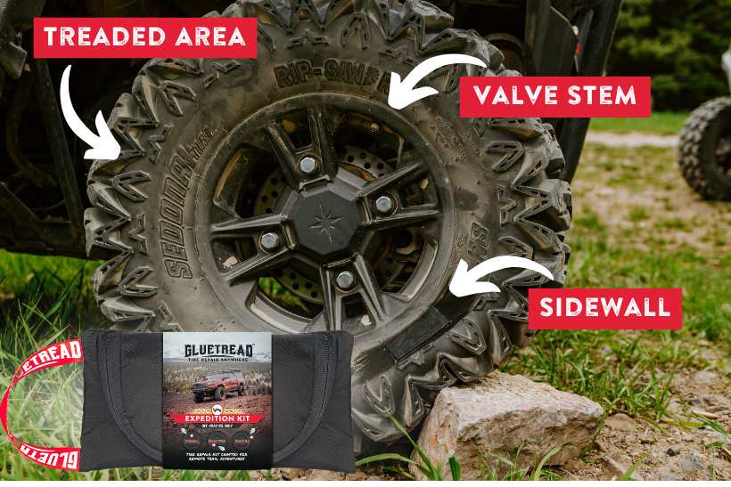 GlueTread, tire repair, overlanding, Holiday Gift guide, 