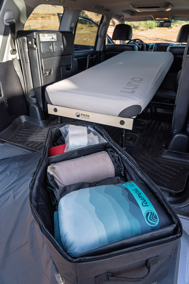  Hele Box, Luno Life, air Mattress, sleep system, Overlanding, overland, 