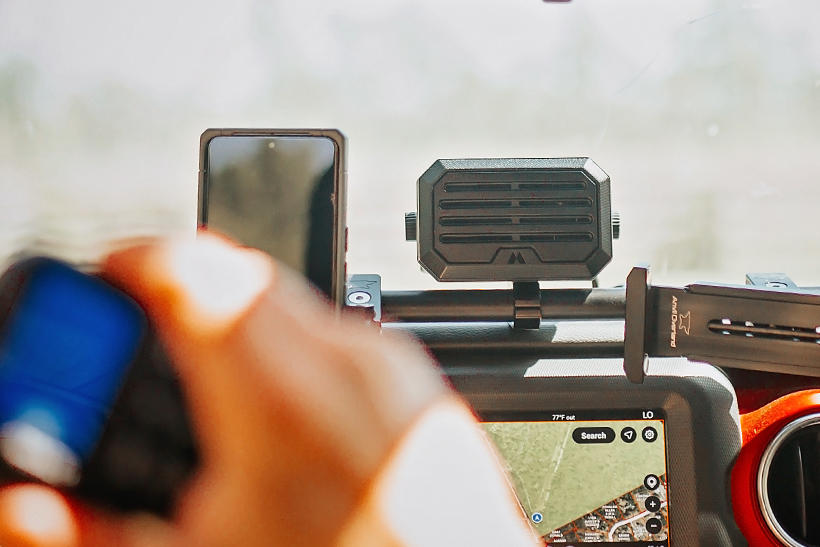 mINI external speaker, midland speaker, midland radio, overlanding, Overland, SPKMINI,